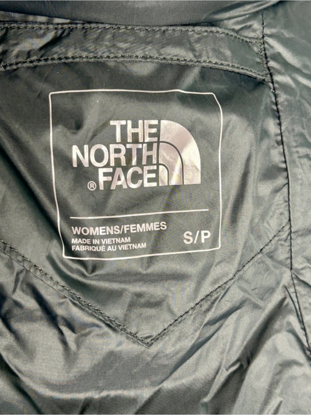 The North Face Women's Black Down Puffer Jacket Small Lightweight Full Zip Coat - Picture 10 of 12